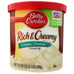 Betty Crocker Creamy White Frosting Kuchenglasur 16 OZ (453g) 8 Packungen